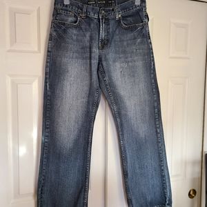 Mens Helix Relaxed Bootcut stone wash Jeans 34w 32L